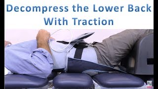 Lower Back Decompression Machine  Lumbar Mechanical Traction [upl. by Rainwater253]