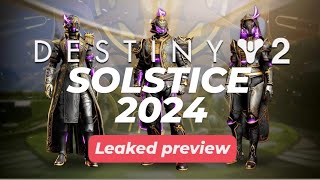 Destiny 2 Solstice 2024 LEAKED PREVIEW [upl. by Kliber]