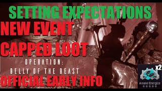 WARFRAME NEWS NEW EVENT quotBelly Of The Beastquot Loot Info  Restrictions Information  Dante Unbound [upl. by Nonohcle]