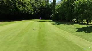 Golf de la Vallade  drone aerial video  hole06 [upl. by Ramma306]