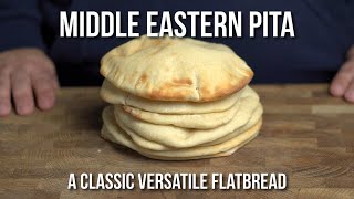 Middle Eastern Pita bread A classic versatile flatbread [upl. by Charpentier793]