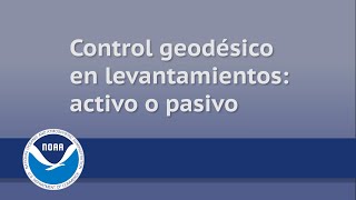 Control geodésico en levantamientos activo o pasivo [upl. by Norehs]