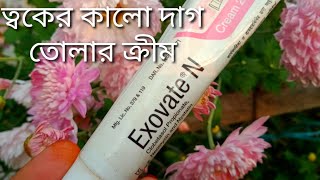 ত্বকেExovate N ক্রীম এর কাজ কি  কালো দাগ দূর করার ক্রিম এবং উপকারিতা [upl. by Sirehc]