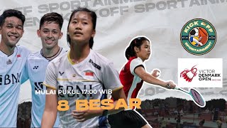 Livescore 8 Besar Badminton Denmark Open 2024 Putri KW vs Yeo jia FajarRian [upl. by Mariandi]