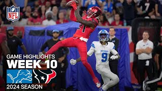 Detroit Lions vs Houston Texans Game Highlights  NFL 2024 Season Week 10 [upl. by Maziar416]