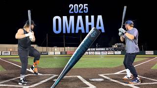 Hitting with the 2025 OMAHA  BBCOR Baseball Bat Review [upl. by Danielson618]