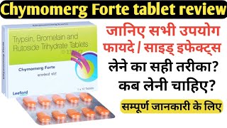 Chymomerg Forte use composition price work in hindi  Chymomerg forte tablet ke fayde  hindi review [upl. by Ael]