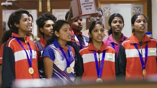 Autorsha  Anithas attempt to popularise World Junior volleyball champions  Mazhavil Manorama [upl. by Ylagam]