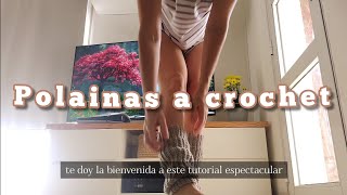 Polainas a crochet Tutorial paso a paso [upl. by Frentz989]