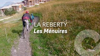 LA REBERTY Les Ménuires bike park France [upl. by Irrem]