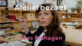 Loes Riphagen in haar atelier over Kom mee Kees [upl. by Adnohr983]