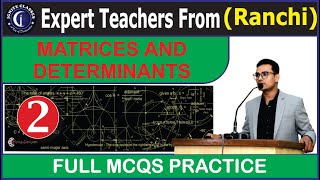 MATRICES AND DETERMINANTS  CLASS  12th  JAC BOARD  CBSE BOARD [upl. by Yeorgi660]