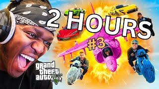 TWO HOURS OF SIDEMEN GTA 3 Funniest Moments [upl. by Wolk]