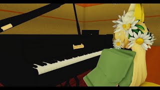 Playing my song quotEllies Melody 2quot on ROBLOX Piano Upcoming Song [upl. by Atik]