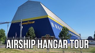 Goodyear Airship Hangar Tour  Wingfoot Lake [upl. by Anpas]