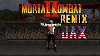 Mortal Kombat II Remix  Jax Playthrough  No Commentary [upl. by Rehpinnej]