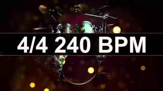 🔴 Drums Metronome 240 BPM [upl. by Nevaed827]