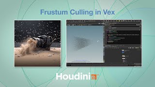 Frustum Culling with Vex in Houdini [upl. by Nagorb]