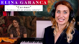 Elina Garanca quotCarmenquot REACTION amp ANALYSIS by Vocal Coach  Opera Singer [upl. by Cordelia705]