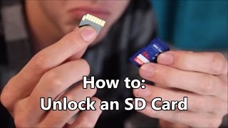 How to Unlock an SD Card [upl. by Yrehcaz717]