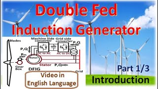 Double Fed Induction Generator DFIG for wind turbine Introduction Components and working EV Pt1 [upl. by Koenraad]