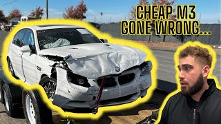 WE BOUGHT OUR FIRST BMW E90 M3 BUT IT HAD HIDDEN DAMAGE [upl. by Dazraf]