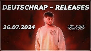 DEUTSCHRAP  RELEASES ➤ 26072024 🚨💯  🔥MCTV  NEUE SONGS🔥 [upl. by Ecnerol]