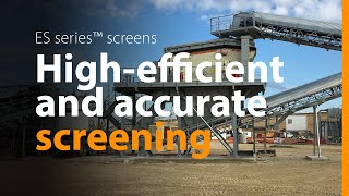 Metso ES Series™ horizontal screens [upl. by Etteniuq]