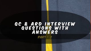 QC ARD Interview questions with answers pharma interview hplc gc most asked questions [upl. by Zoe104]