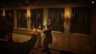 RDR2  What Happens If You Disarm The Man On The Riverboat [upl. by Nahsin593]