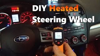 DIY Heated Steering Wheel  2015 Subaru Forester [upl. by Quillon551]