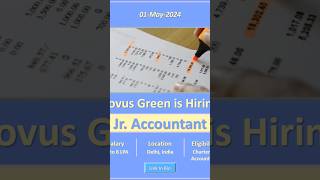 Junior Accountant Job Opening at Novus Green for Delhi Location [upl. by Neiht]