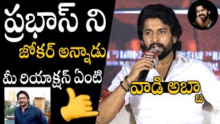 Natural Star Nani Serious Reaction On Arshad Warsi Comments About Prabhas  Saripodhaa Sanivaaram [upl. by Ivetts]