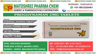 Proggynaman2mgTablets Leading Suppliers in India • Matoshree Pharma Chem [upl. by Nabi701]