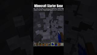 Minecraft Starter Base 🤯 shorts minecraft [upl. by Philender77]