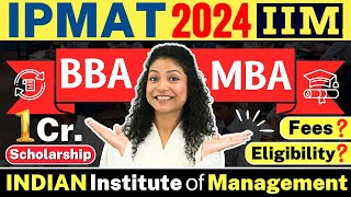 🔥IIMs BBAMBA IPM Application Form Out IPMAT 2024 Registrations  BBA From IIMsbba iim viral [upl. by Nylaehs]