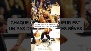 Chaque goutte de sueur est un pas de plus vers tes rêves entrainementbasket francebasketball [upl. by Marlow]