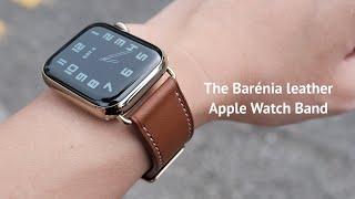 Barénia Leather Apple Watch Band by Pin amp Buckle [upl. by Melleta]