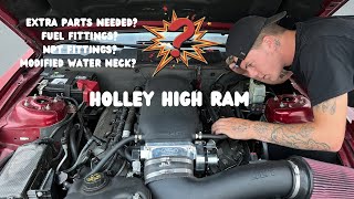 New Holley High Ram On 50 Mustang [upl. by Dekeles695]