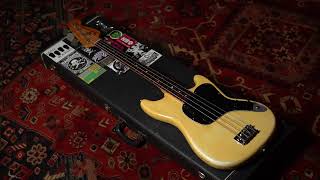 1978 Fender Musicmaster Bass In Olympic White [upl. by Bronwyn]