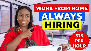 Top 15 Companies Always Hiring Work From Home Jobs Worldwide With Great Pay [upl. by Jillane]