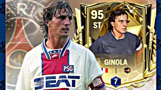 FC MOBILE DAVID GINOLA 95 RATED PRIME ICON CARD GAMEPLAY REVIEW HE IS THE BEST ST IN GAME [upl. by Nylaroc]