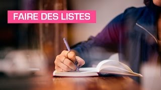 Faire des listes  Coaching développement personnel [upl. by Legge183]