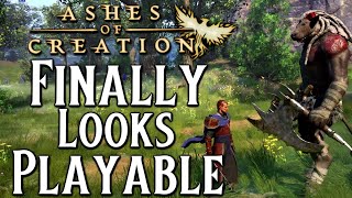 Ashes of Creation Finally Looks Playable [upl. by Neehsas]