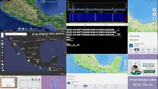 Monitor sísmico mexicano  Simulacro 2024 [upl. by Gomar]