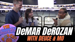 DeMar DeRozan on joining the Kings amp love for the game with Deuce amp Mo [upl. by Adok]