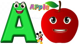 ABC lyrics song  Tiny tots  The Phonics Song  Kiddos Study Zone  A for Apple  ABC English Song [upl. by Glialentn882]