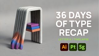 36 Days of type with Substance 3D Stager [upl. by Ketchum]