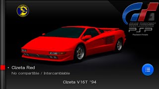 Cizeta V16T 94  Gran Turismo PSP  Showcase [upl. by Kushner]