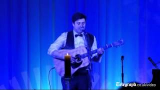 Mumford amp Sons play for Barack Obama and David Cameron at White House [upl. by Adliw873]